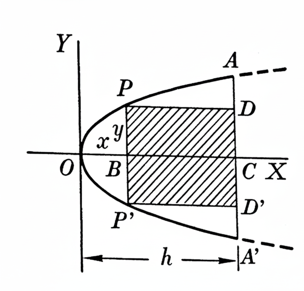 Retângulo inscrito em parábola